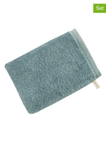 ESPRIT 6-delige set: washandjes "Modern Solid" blauw