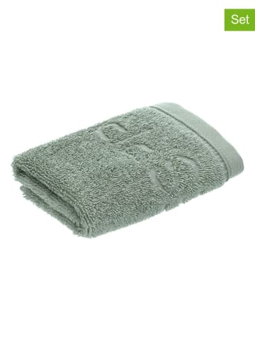 ESPRIT 6er-Set: Seiftücher ''Modern Solid'' in Grün