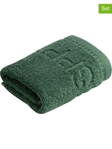 ESPRIT 6-delige set: handdoeken "Modern Solid" groen