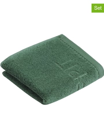 ESPRIT 6-delige set: gastendoeken "Modern Solid" groen