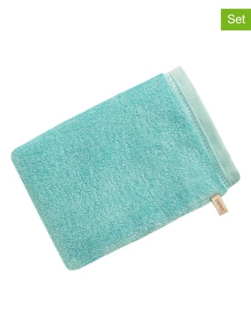 ESPRIT 6-delige set: washandjes "Modern Solid" turquoise