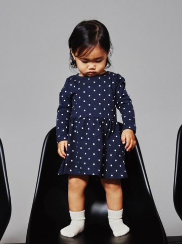 name it Sukienka "Vivia" w kolorze granatowo-białym