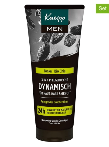 Kneipp 3er-Set: 3in1-Pflegedusche "Dynamisch", je 200 ml