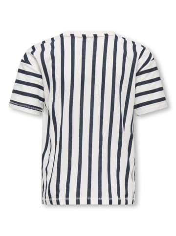 KIDS ONLY Shirt "Oliviana" in Weiß/ Anthrazit