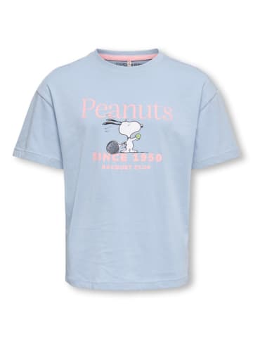 KIDS ONLY Shirt "Peanuts" lichtblauw