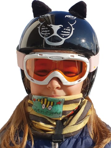 Panther Ski-/ Snowboardhelm "Panther" in Schwarz/ Weiß