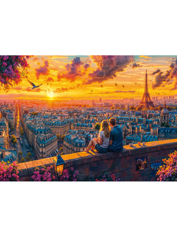 Schmidt Spiele 1.000tlg. Puzzle "Pariser Dachgeflüster" - ab 14 Jahren