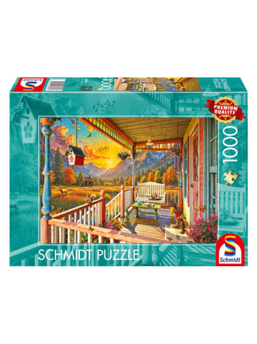 Schmidt Spiele 1.000tlg. Puzzle "Bergland-Veranda" - ab 12 Jahren