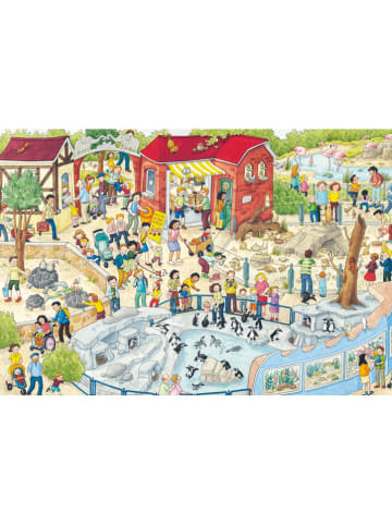 Schmidt Spiele 3x 48tlg. Puzzle "Spaß im Zoo" - ab 4 Jahren