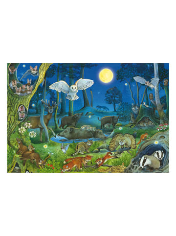 Schmidt Spiele 100tlg. Puzzle "Tiere nachts im Wald" - ab 6 Jahren