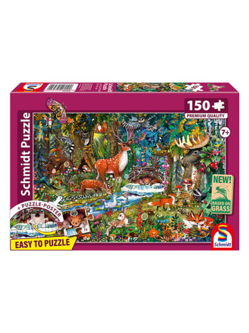 Schmidt Spiele 150tlg. Puzzle "Tiere in den Wäldern Europas" - ab 7 Jahren