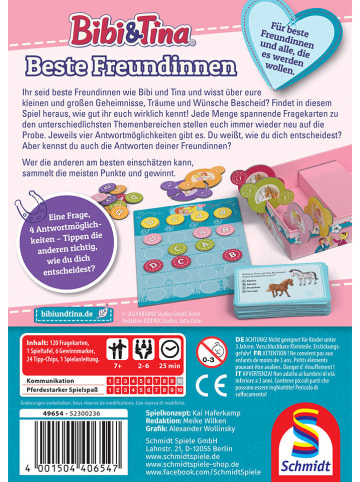 Schmidt Spiele Legespiel "Bibi und Tina, Beste Freundinnen" - ab 7 Jahren