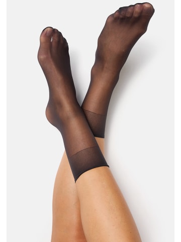 Nur Die 5er-Set: Socken in Schwarz - 15 DEN