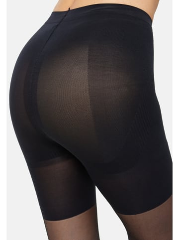 Nur Die Rajstopy (2 pary) "Belly legs bottom" w kolorze czarnym - 20 DEN