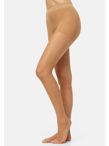 Nur Die 2er-Set: Strumpfhose "Goodbye Laufmaschen" in Beige - 20 DEN