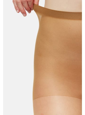 Nur Die Rajstopy (3 pary) "Fine silk" w kolorze beżowym - 15 DEN