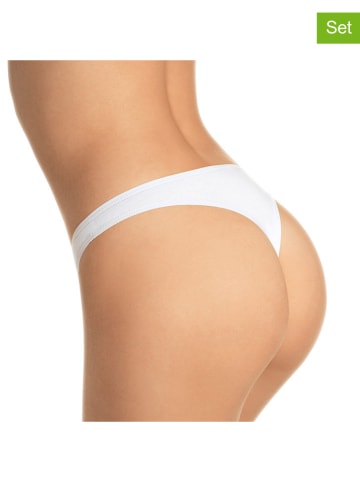 Nur Die Stringi (5 par) w kolorze białym