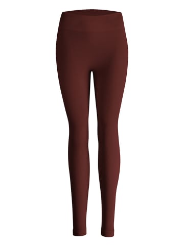 Nur Die Legginsy w kolorze ciemnobrązowym