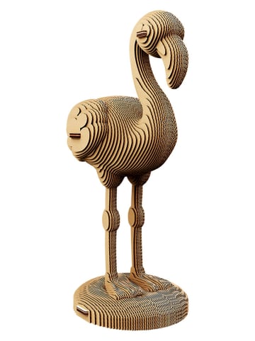 Cartonic 3D-Puzzle ''Flamingo'' in Hellbraun