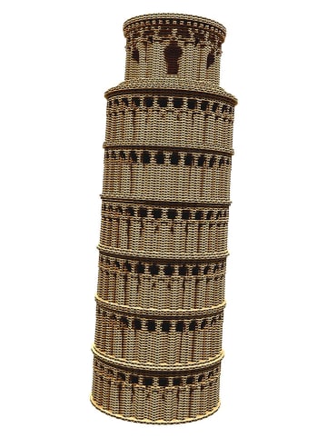 Cartonic Puzzle 3D "Leaning Tower of Pisa" w kolorze jasnobrązowym