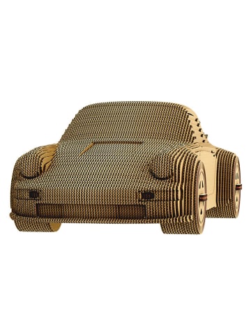 Cartonic Puzzle 3D "Porsche 911" w kolorze jasnobrązowym