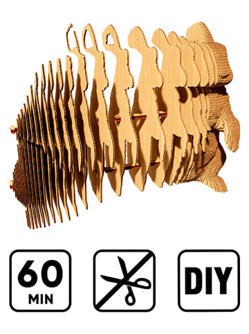 Cartonic 3D-Puzzle ''Rabbit'' in Hellbraun