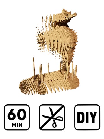 Cartonic 3D-Puzzle ''Seahorse'' in Hellbraun