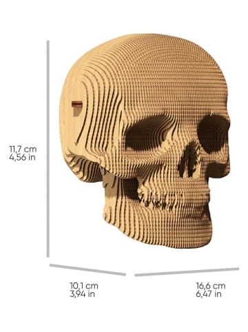 Cartonic 3D-puzzel ''Skull'' lichtbruin