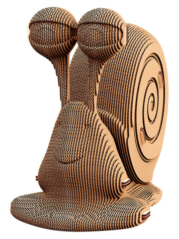 Cartonic 3D-Puzzle ''Snail'' in Hellbraun