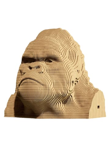 Cartonic Puzzle 3D "Gorilla" w kolorze jasnobrązowym