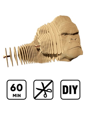 Cartonic 3D-Puzzle ''Gorilla'' in Hellbraun