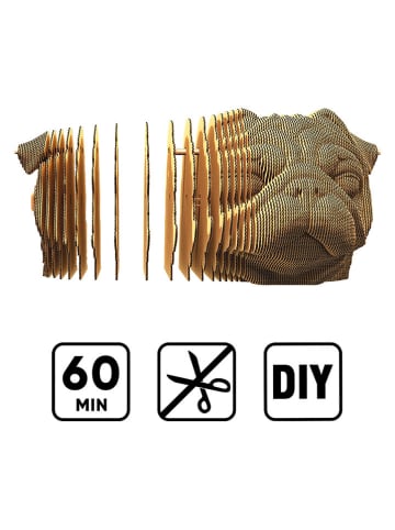 Cartonic 3D-puzzel ''Pug'' lichtbruin