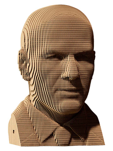 Cartonic Puzzle 3D "Zinedine Zidane" w kolorze jasnobrązowym