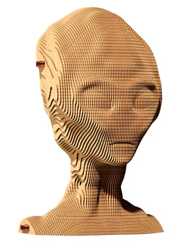 Cartonic Puzzle 3D "Alien" w kolorze jasnobrązowym