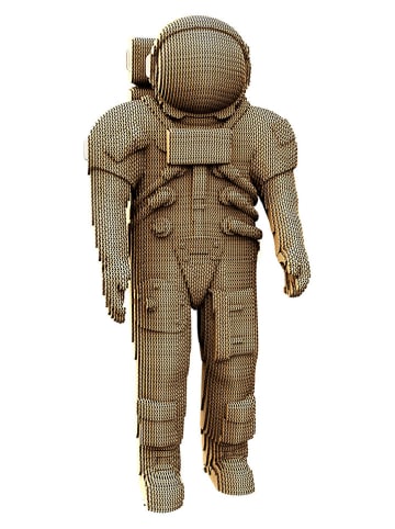 Cartonic Puzzle 3D "Astronaut" w kolorze jasnobrązowym