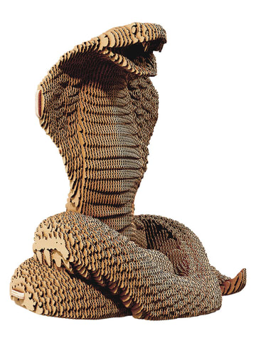 Cartonic 3D-Puzzle ''Cobra'' in Hellbraun