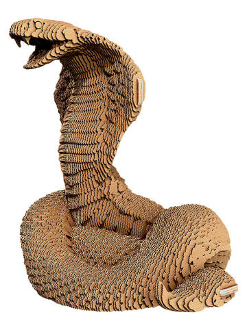 Cartonic 3D-Puzzle ''Cobra'' in Hellbraun