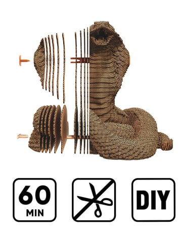 Cartonic 3D-puzzel ''Cobra'' lichtbruin