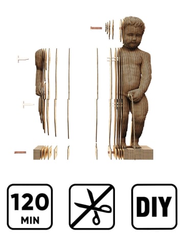 Cartonic 3D-Puzzle ''Menneken Pis'' in Hellbraun