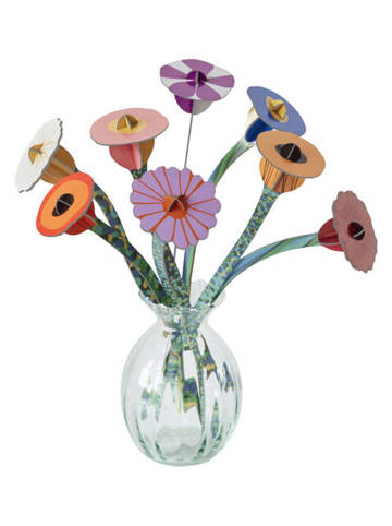 Studio ROOF 3D-Dekoobjekt ''Klimt's Garden'' in Bunt - (B)5,5  x (H)27 x (T)3 cm