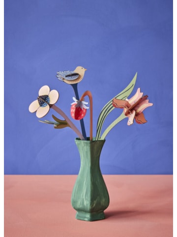 Studio ROOF 3D-deco-object ''William Morris Bouquet'' meerkleurig - (B)12 x (H)18 x (D)4 cm