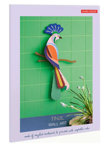 Studio ROOF 3D-Wanddekoration ''Tinjil'' in Bunt - (B)27,6 x (H)47,3 x (T)5,7 cm