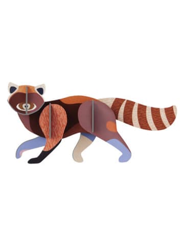 Studio ROOF 3D-wanddecoratie ''Red Panda'' bruin - (B)15 x (H)7 x (D)4 cm