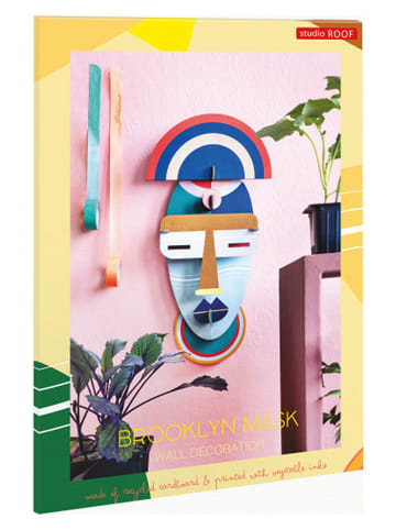 Studio ROOF 3D-wanddecoratie ''Brooklyn'' meerkleurig - (B)17 x (H)35 x (D)5 cm