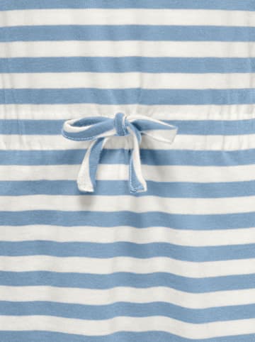 KIDS ONLY Kleid "May" in Hellblau/ Weiß