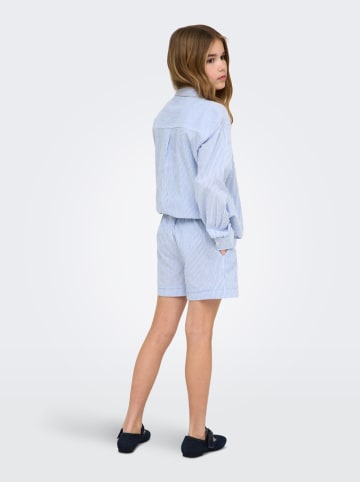 KIDS ONLY Szorty "Milla" w kolorze błękitno-białym