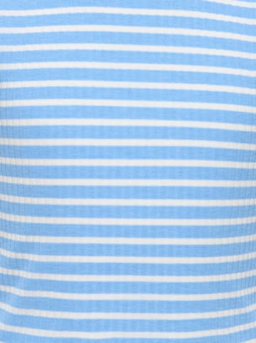 KIDS ONLY Koszulka "Nella" w kolorze błękitno-białym