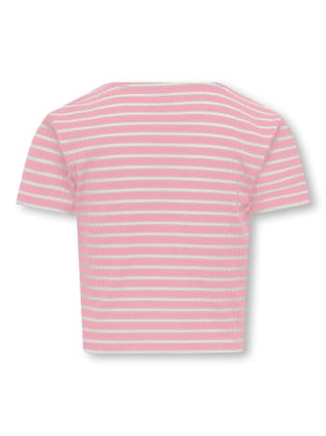 KIDS ONLY Shirt "Nella" in Rosa/ Creme