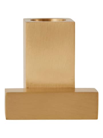 OYOY living design Kerzenhalter "Square Solid Brass" in Beige