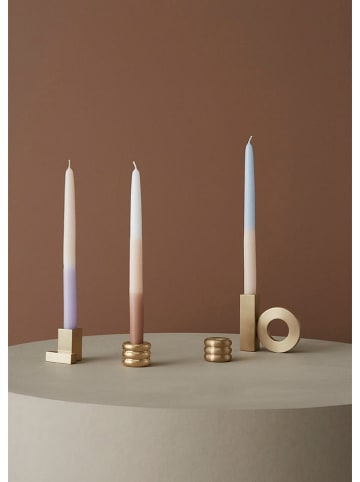OYOY living design Kerzenständer "Savi" in Gold - (H)3 x Ø4,6 cm